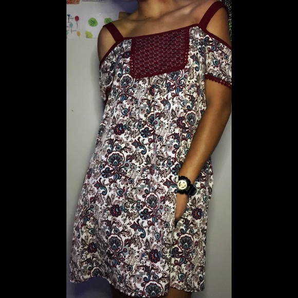 XS NORDSTROM OFF THE SHOULDER BABY DOLL DRESS - Picture 5 of 5